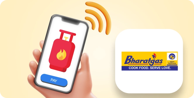 Pay Bharat Gas Bill Online with no Convenience Fee on Vi App & Website
