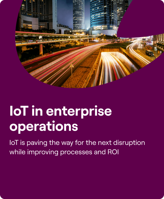 IoT in enterprise operations